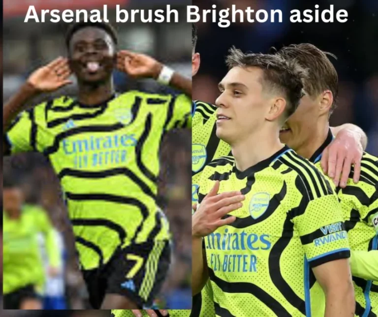 Arsenal brush Brighton aside